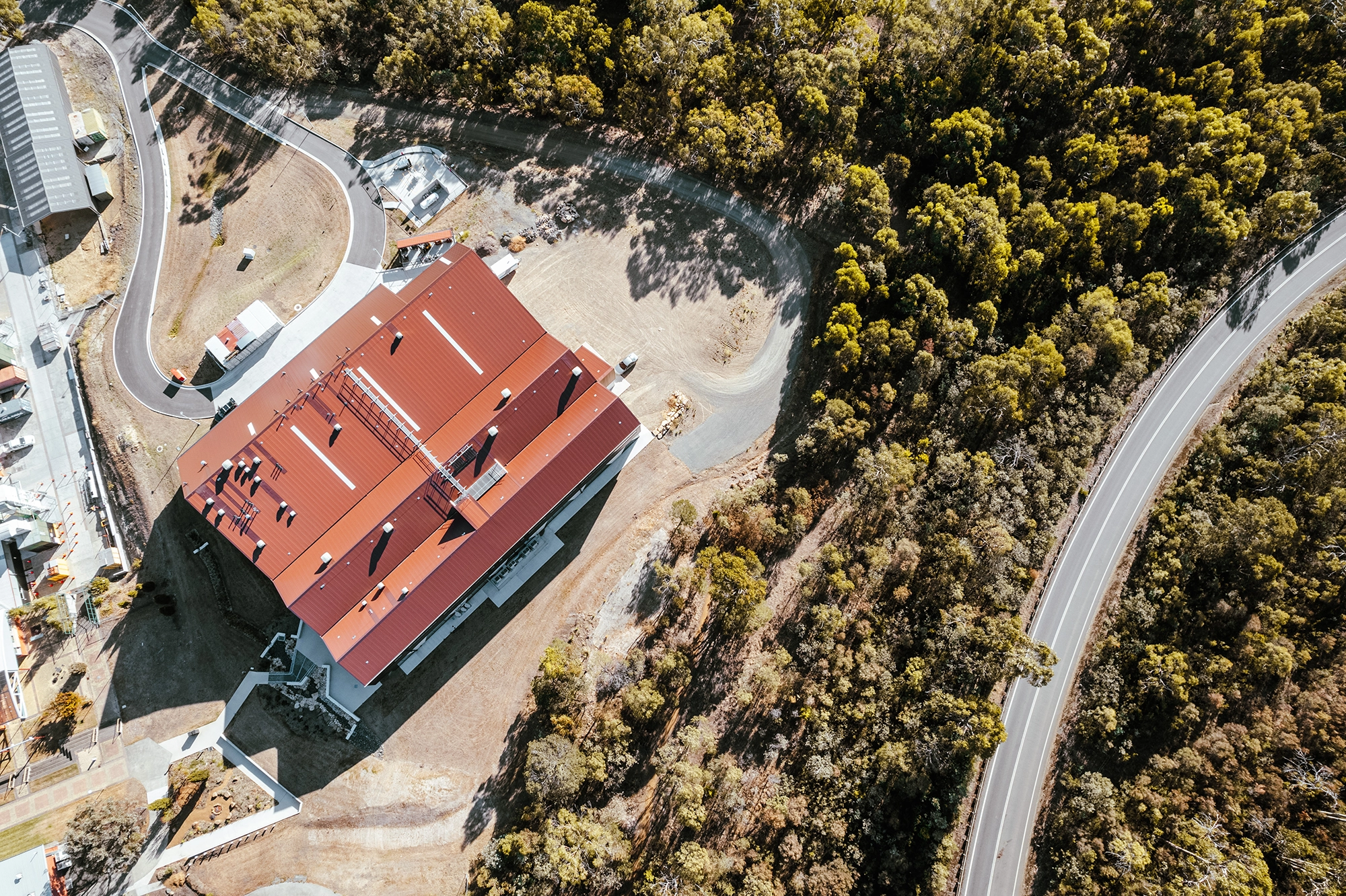 Tas TAFE WET Centre Foreground Architecture Drone-1
